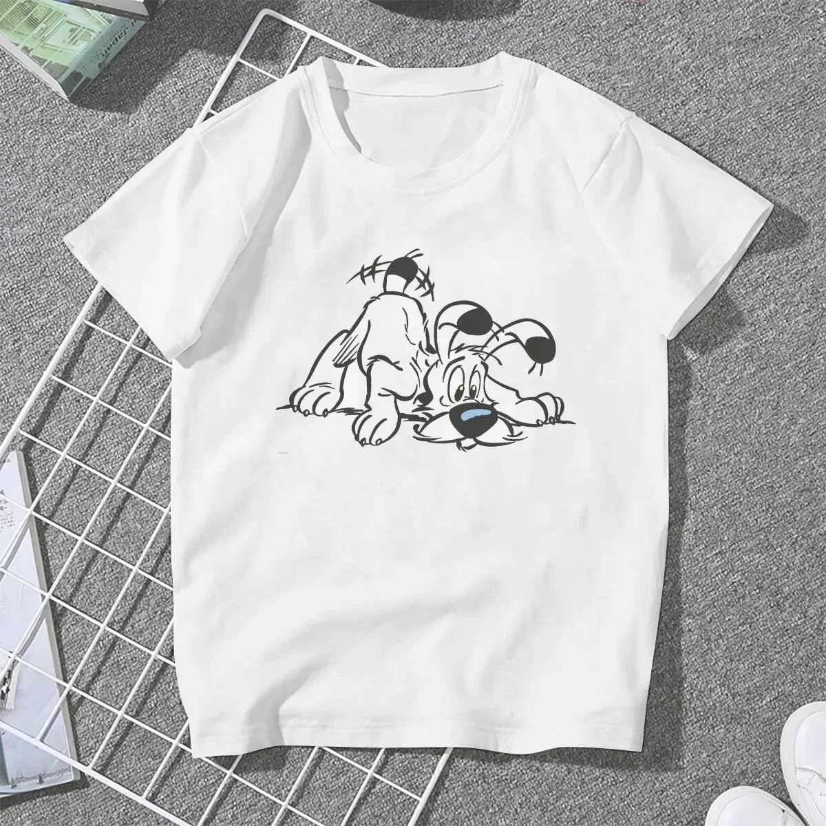 Футболка женская в стиле Харадзюку с круглым вырезом