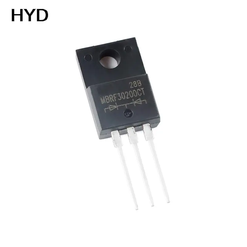 

5PCS MBRF30200CT TO-220AB 200V/30A In line выпрямительный диод Шоттки