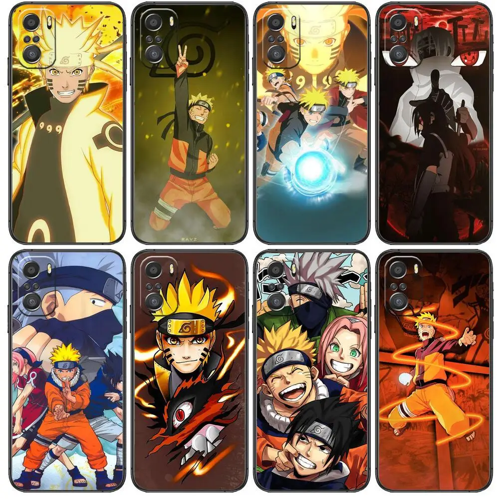

Explosive Naruto Phone Case For xiaomi mi 11 Lite pro Ultra 10s 9 8 MIX 4 FOLD 10T 5g Black Cover Silicone Back Prett