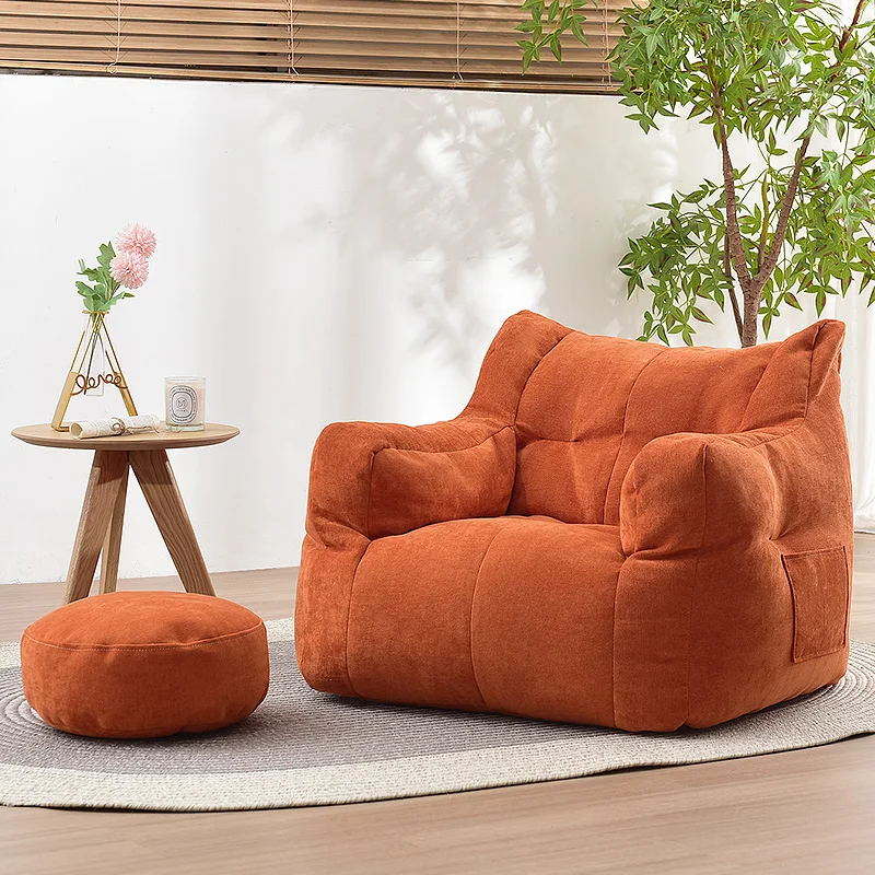 Симпатичный ленивый диван одинарный для отдыха Балконная спинка чтения