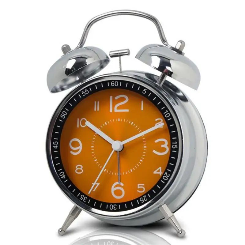 For Heavy Sleepers Adults Retro 4.5 Inch Silent Quartz Twin 