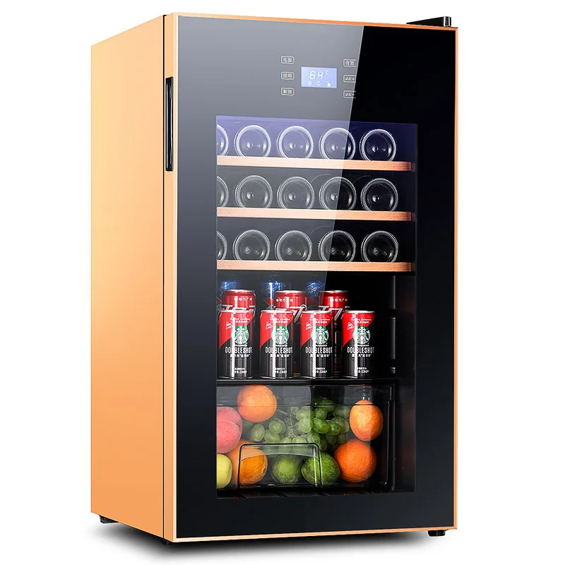

BJ-95G Wine Collection Cabinet Freestanding household constant temperature moisturizing compressor refrigeration wine cooler 95L