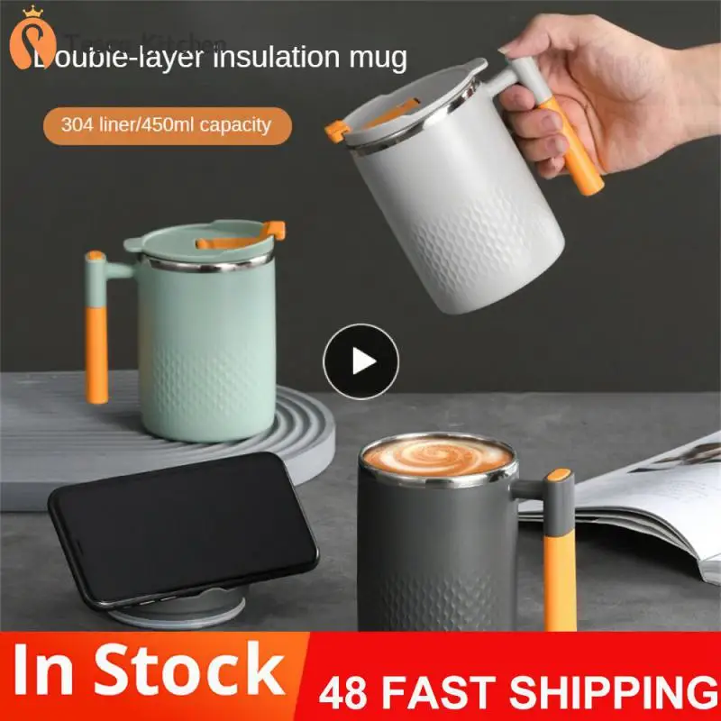 

Heat Insulation And Anti-scalding Drinking Cup Dustproof Anti-fall Coffee Cup Safety Material Cup Kitchen Utensils Mug With Lid