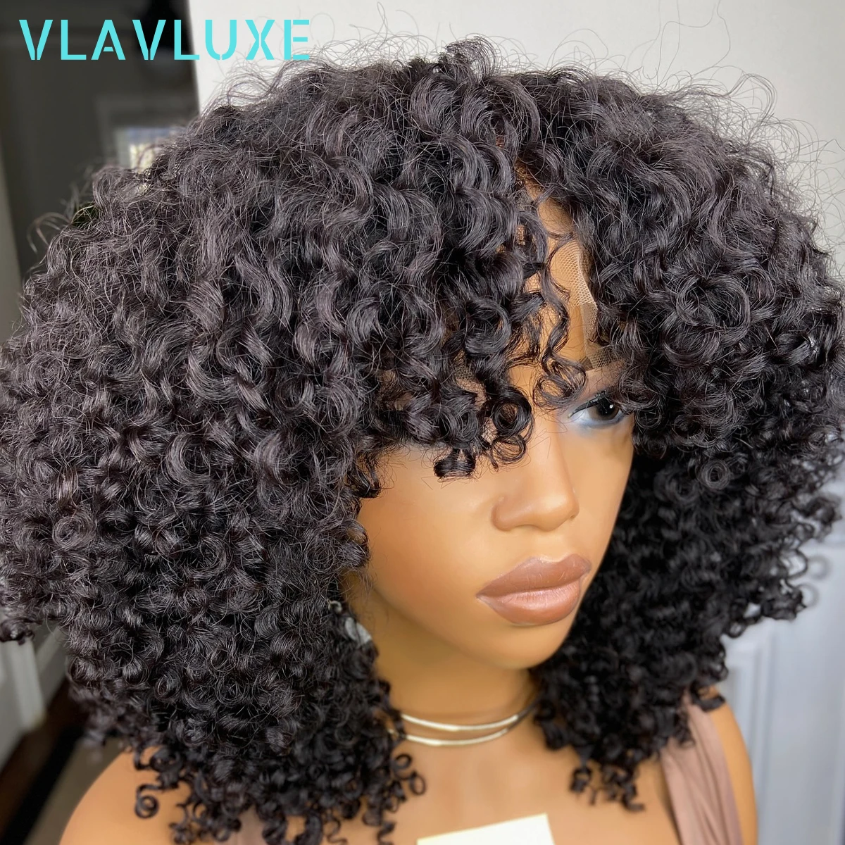 Фото Короткие вьющиеся человеческие волосы Bob Wigs 360 HD Lace Frontal Human Hair Remy Human Wig For Women Pre Plucked Wear Go Glueless №1