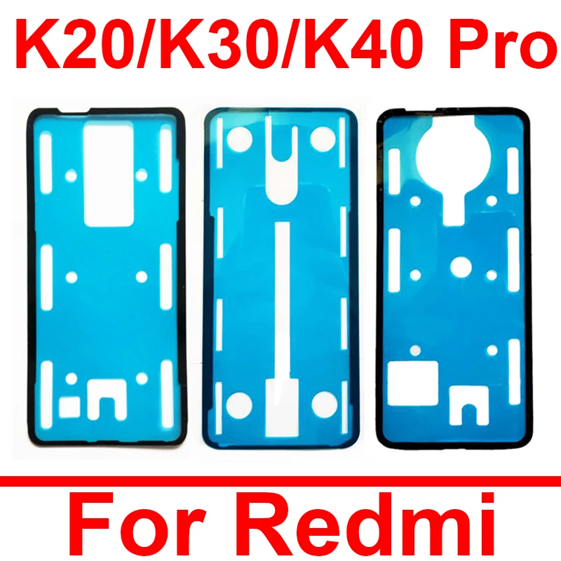 Клейкая задняя крышка батарейного отсека для камеры Xiaomi Redmi K20 K30 K40 Pro + 5G K30s K30i K30 Ultra K40, игровая клейкая лента
