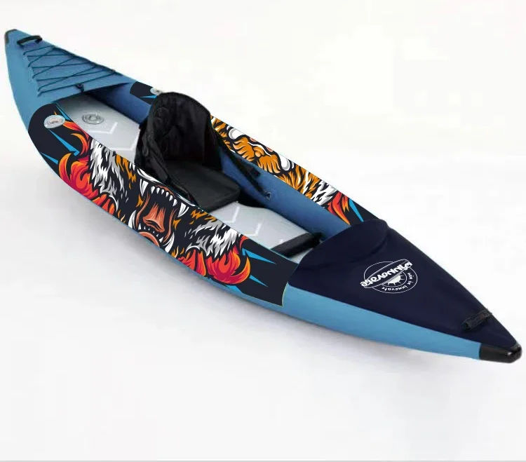 Новый легкий складной надувной каяк из ПВХ для дрифта на открытом воздухе