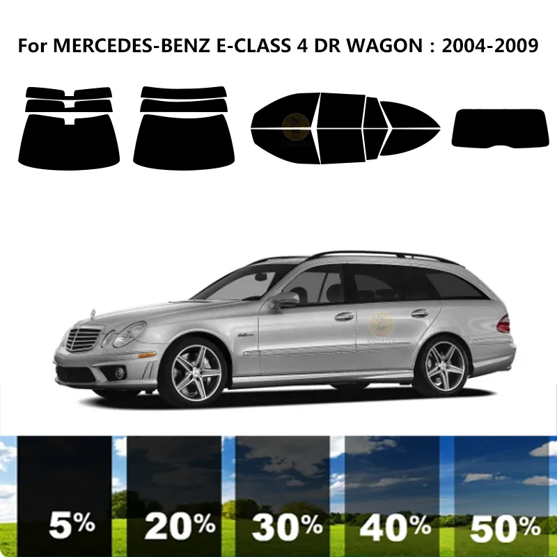 

Precut nanoceramics car UV Window Tint Kit Automotive Window Film For MERCEDES-BENZ E-CLASS S211 4 DR WAGON 2004-2009