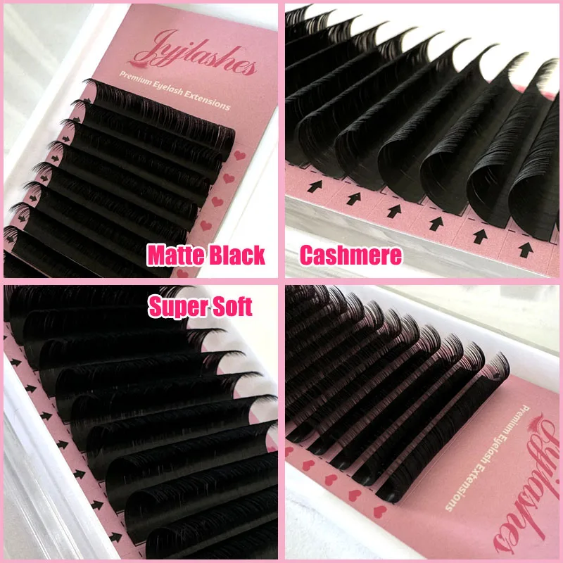 Ресницы JYJLASHES из искусственной норки Индивидуальные ресницы для наращивания