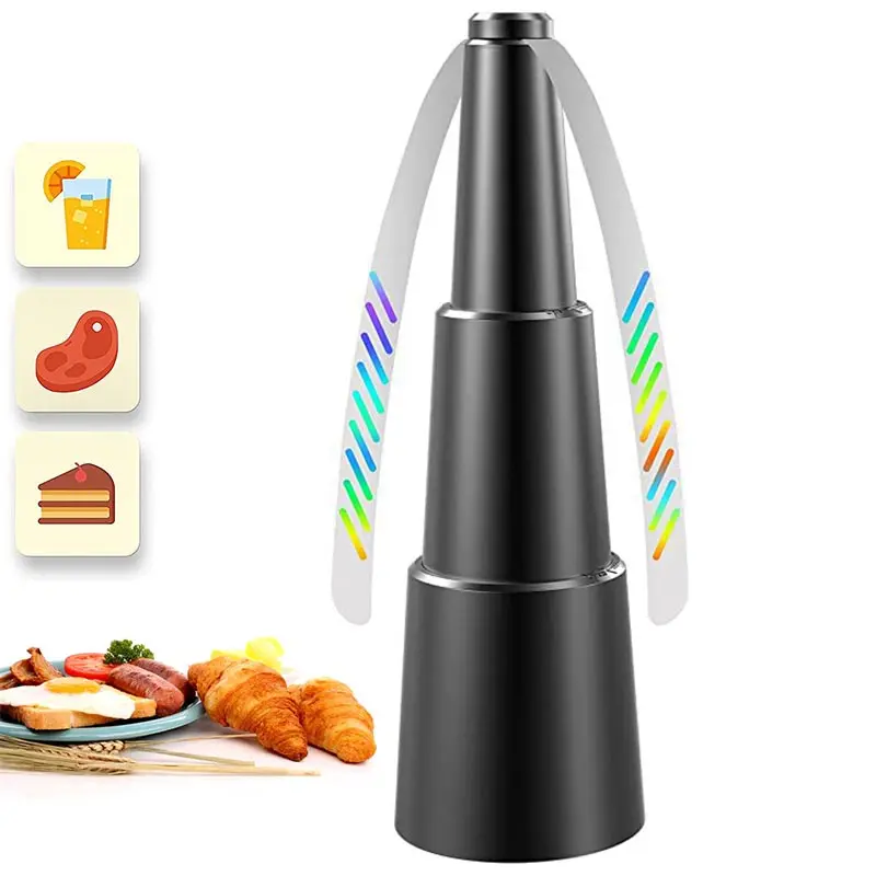 

Многофункциональный веер в виде листика дневного света, автоматический Ловец летающих мушек, Съемная батарея, Светоотражающая полоса, портативный уличный веер