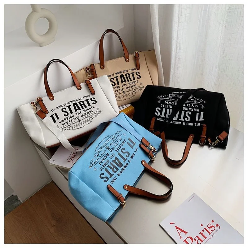 Fashion Women Handbags Fashion Women PU Solid Color Shoulder  Bag Shopping Bag Casual Ladies Large Capacity Tote Handbags Bag