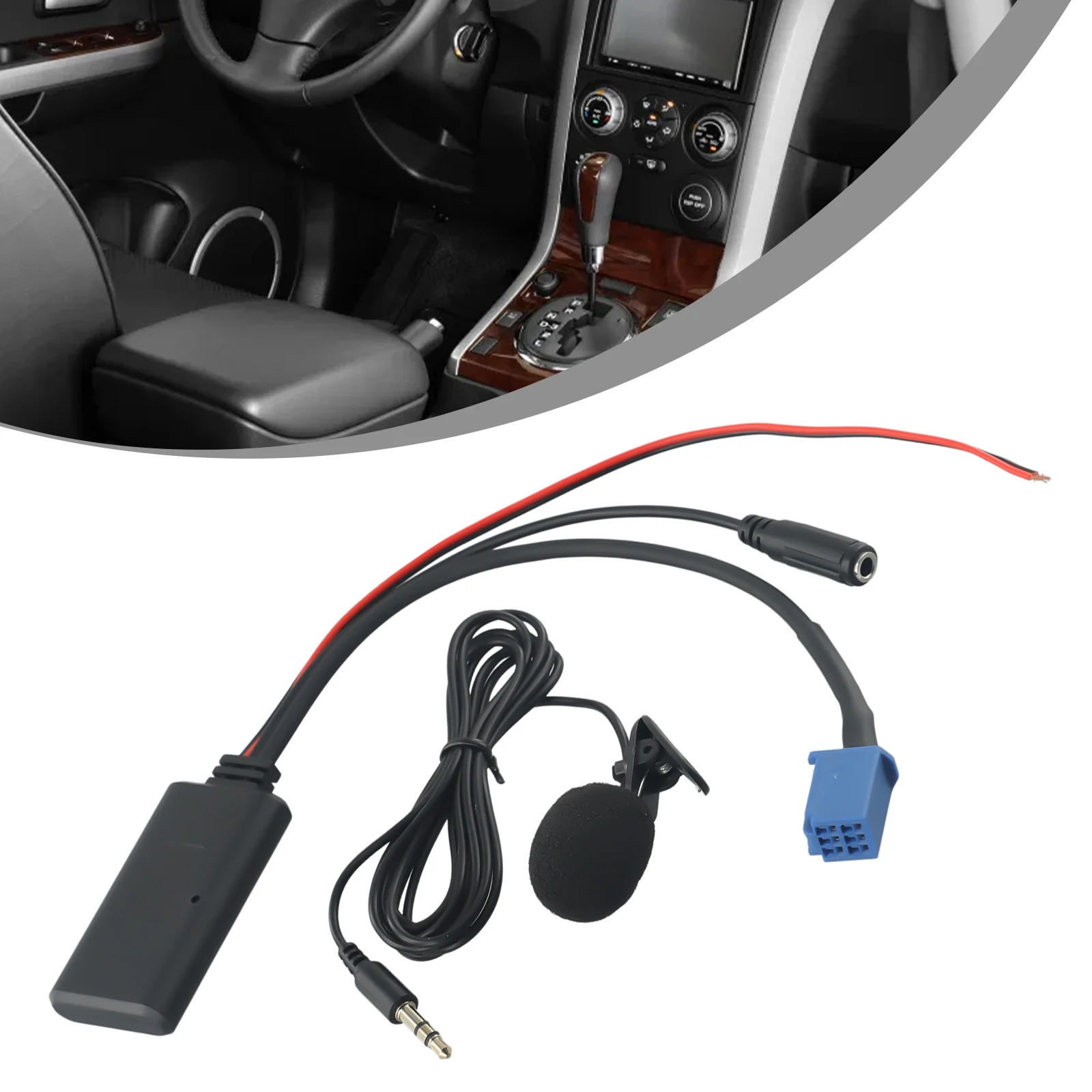 

1pc For Toyota Crown Athlete 5.0Bluetooth Module Car Handsfree Aux Audio Adapter-Cable For Lexus IS350/ LS460 / IS-F 06-08
