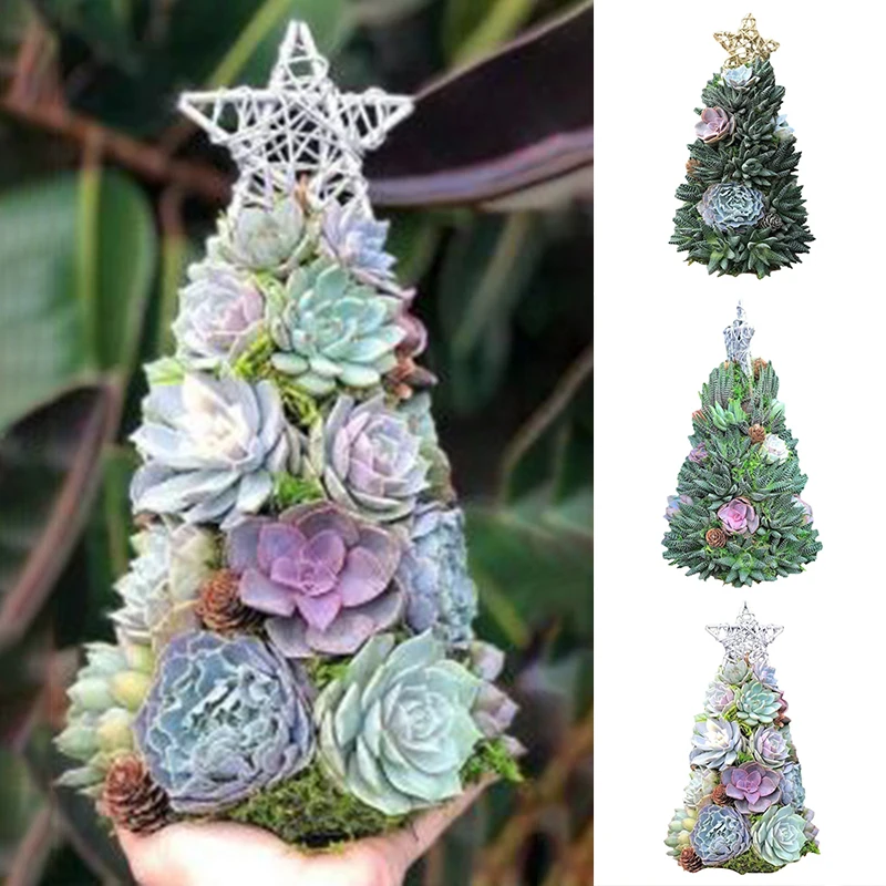 

Искусственные суккуленты, Рождественская елка, украшение, креативные полимерные поделки для дома, гостиной, сада, декор nerg