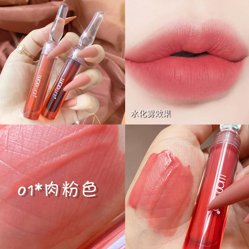 

Жидкая губная помада, Корейская водостойкая матовая губная помада, легкая в нанесении косметика для женщин, стойкая косметика