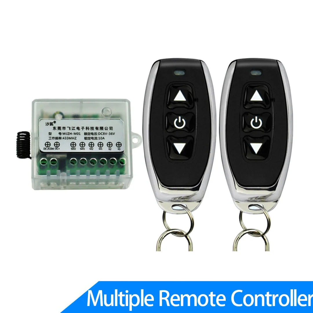 Controlador Linear cw do Atuador do Controle Remoto do Motor da C.c. e Ccw 433mhz 50m
