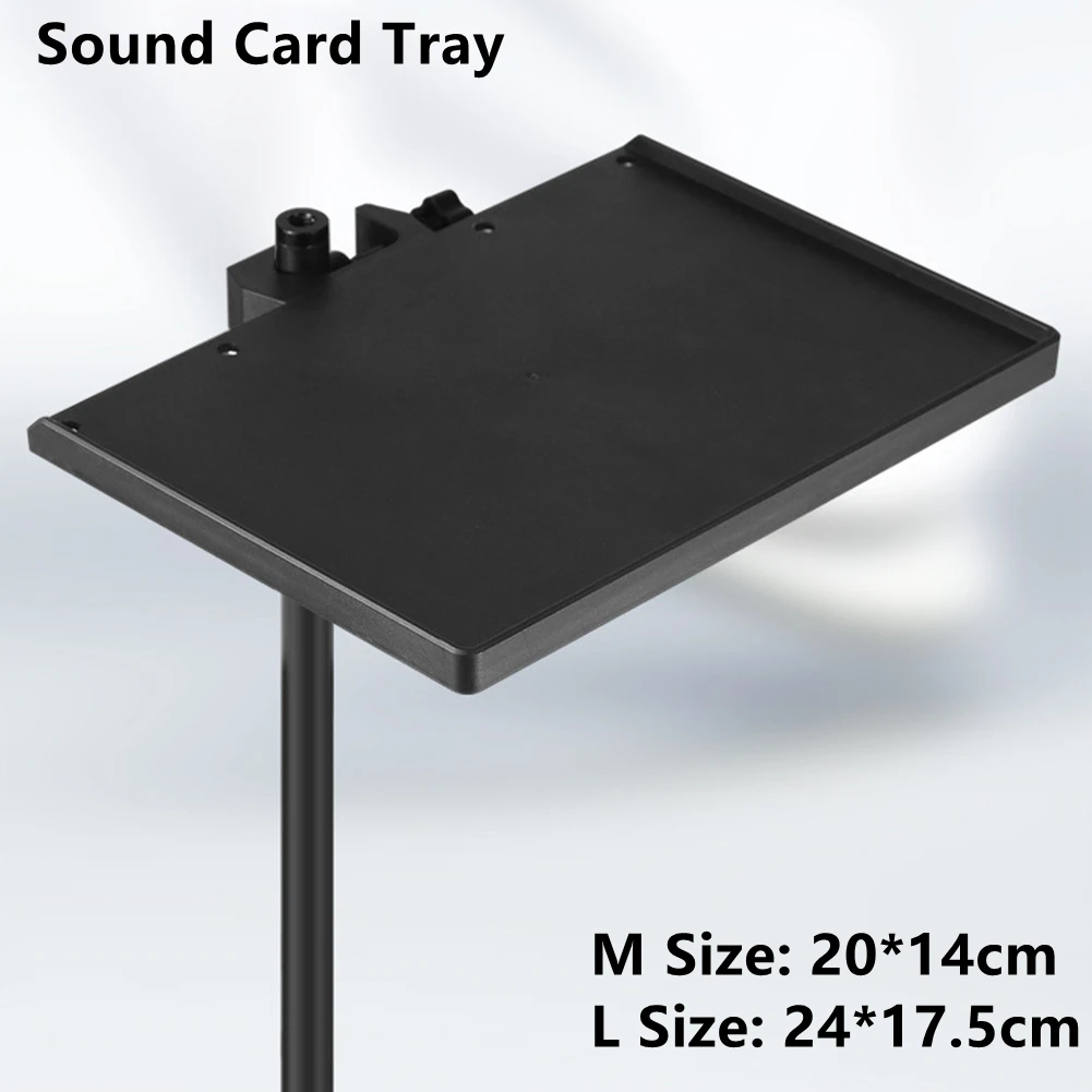 

1PCS Sound Card Tray Universal Live Microphone Stand Sound Card Tray Clip Holder For Live Tripod Bracket Mic Holder Accessories