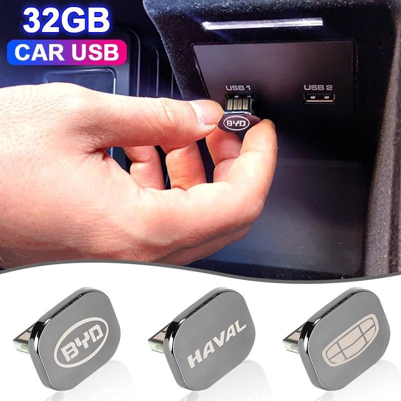 Mini USB Flash Drive Memory Stick 32GB Car Styling U Disk for Mercedes Benz AMG C300 180 GLC GLE CLA W205 W213 Accessories