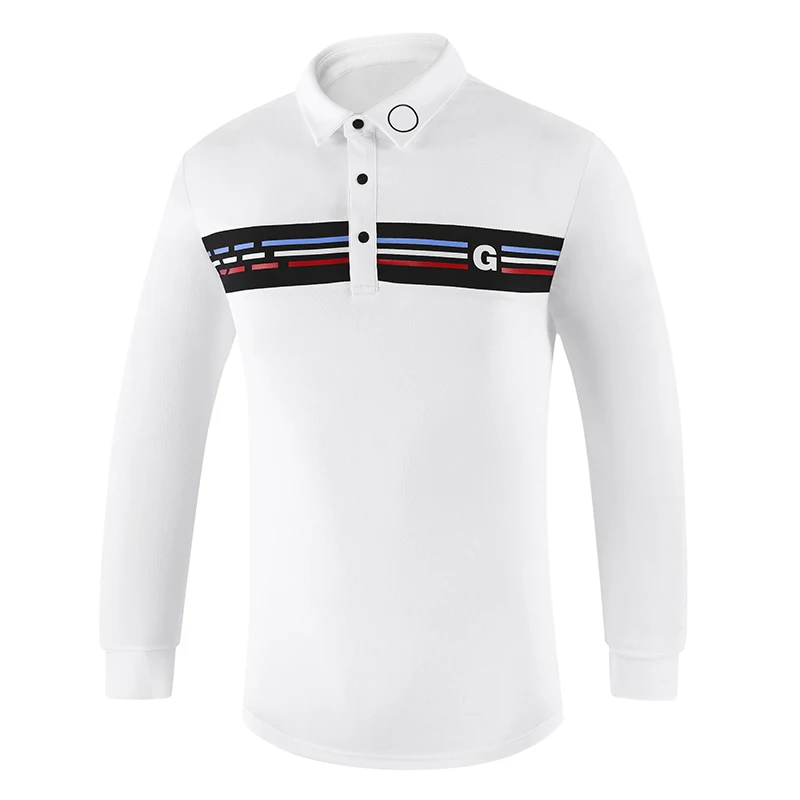 

Golf long-sleeved T-shirt men's autumn and winter comfortable sports Polo shirt Golf clothing men's quick-drying jersey #2201