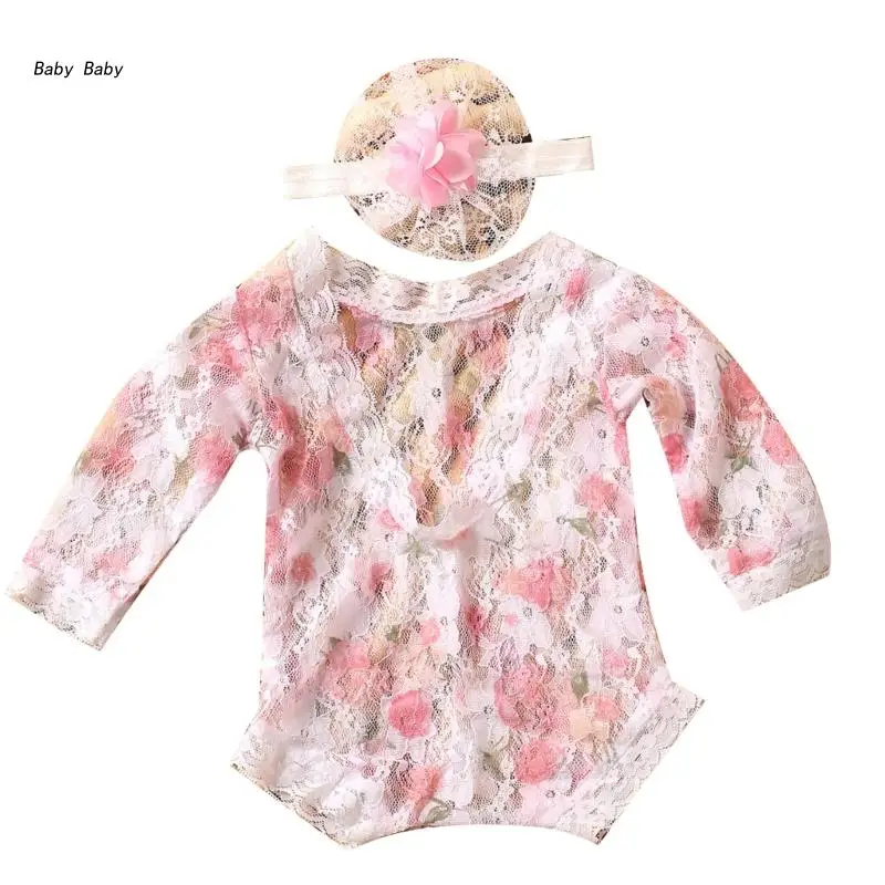 

Q81A Lovely Newborn Photography Outfits Girl Party Princess Dress Posing Newborn