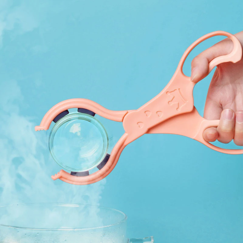 

Bottle Tongs Ergonomics Handle Anti Slip Children's PP Bottle Cleaning Tongs Use, Multifunctional High Temperature Resistance