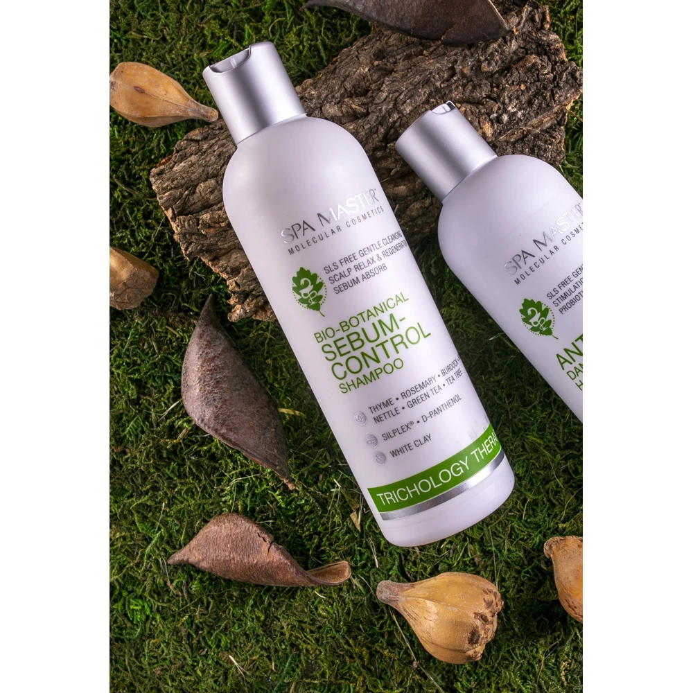 SPA MASTER шампунь против жирности кожи головы SEBUM-CONTROL SHAMPOO безсульфатный 330 мл |