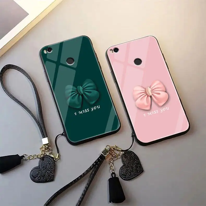 

Suitable For Xiaomi Mix 2 Phone Case, Bow Shaped Glass Mirror, Fashionable For Women