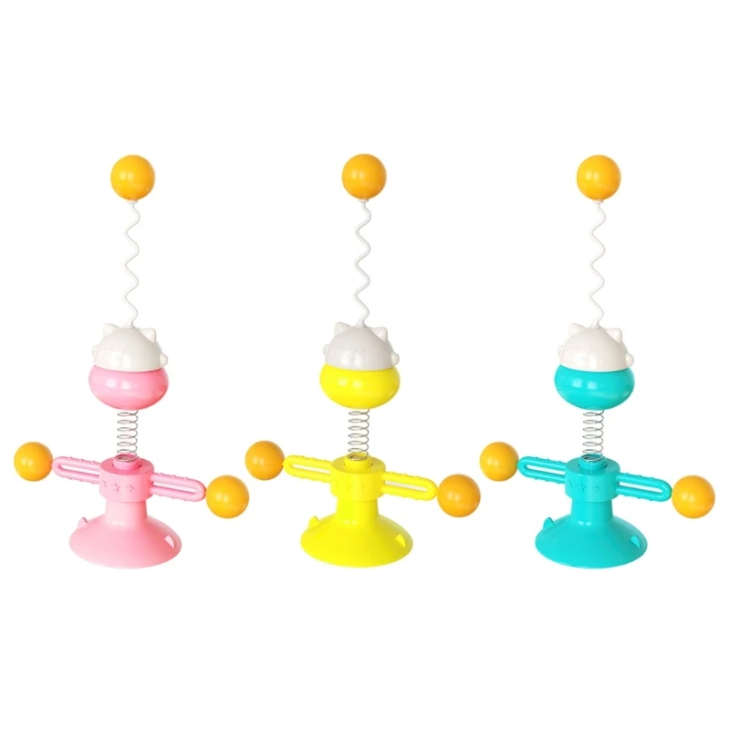 

Игрушка для домашних животных, кошки, Весенняя игрушка, вращающаяся игрушка для котят, присоска для кошек, кружка, подарок для домашних живо...