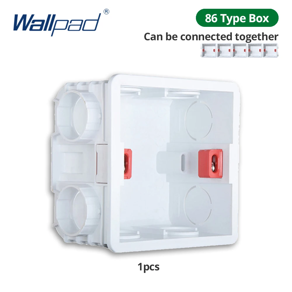 

Wallpad Белая модульная настенная розетка с USB