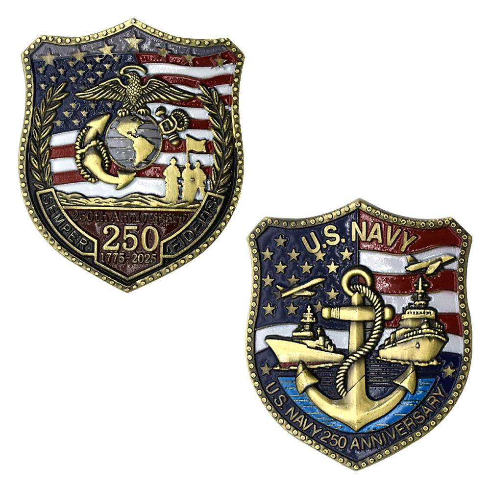 

Памятная монета olevo ВМС США 250 лет
