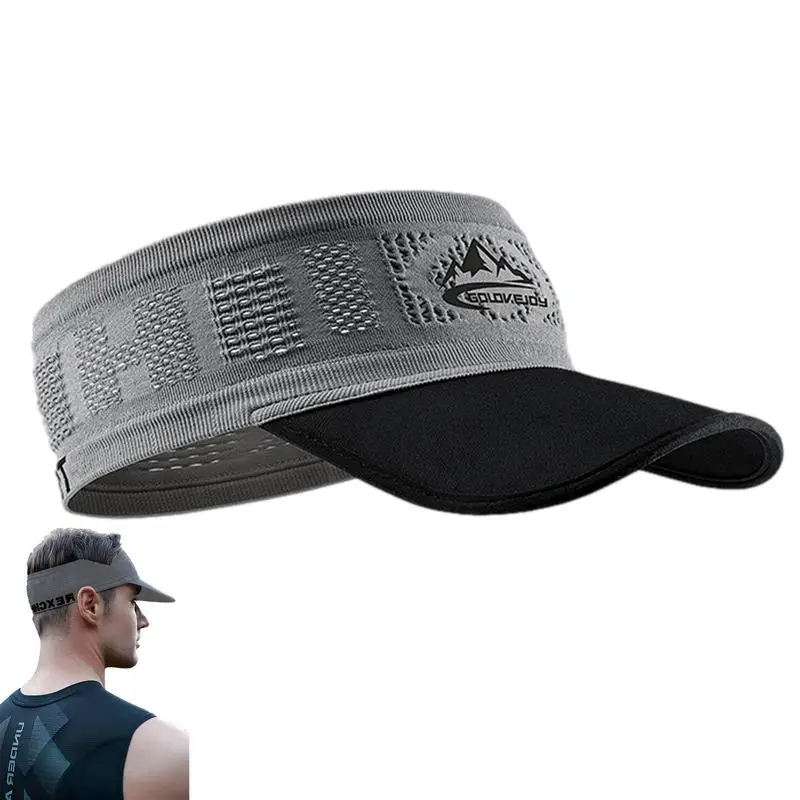 

Sun Visor Hats For Men Summer Elastic Sun Visor Hat Fashion Sports Sun Visor Hats Polyester Caps For Women And Men