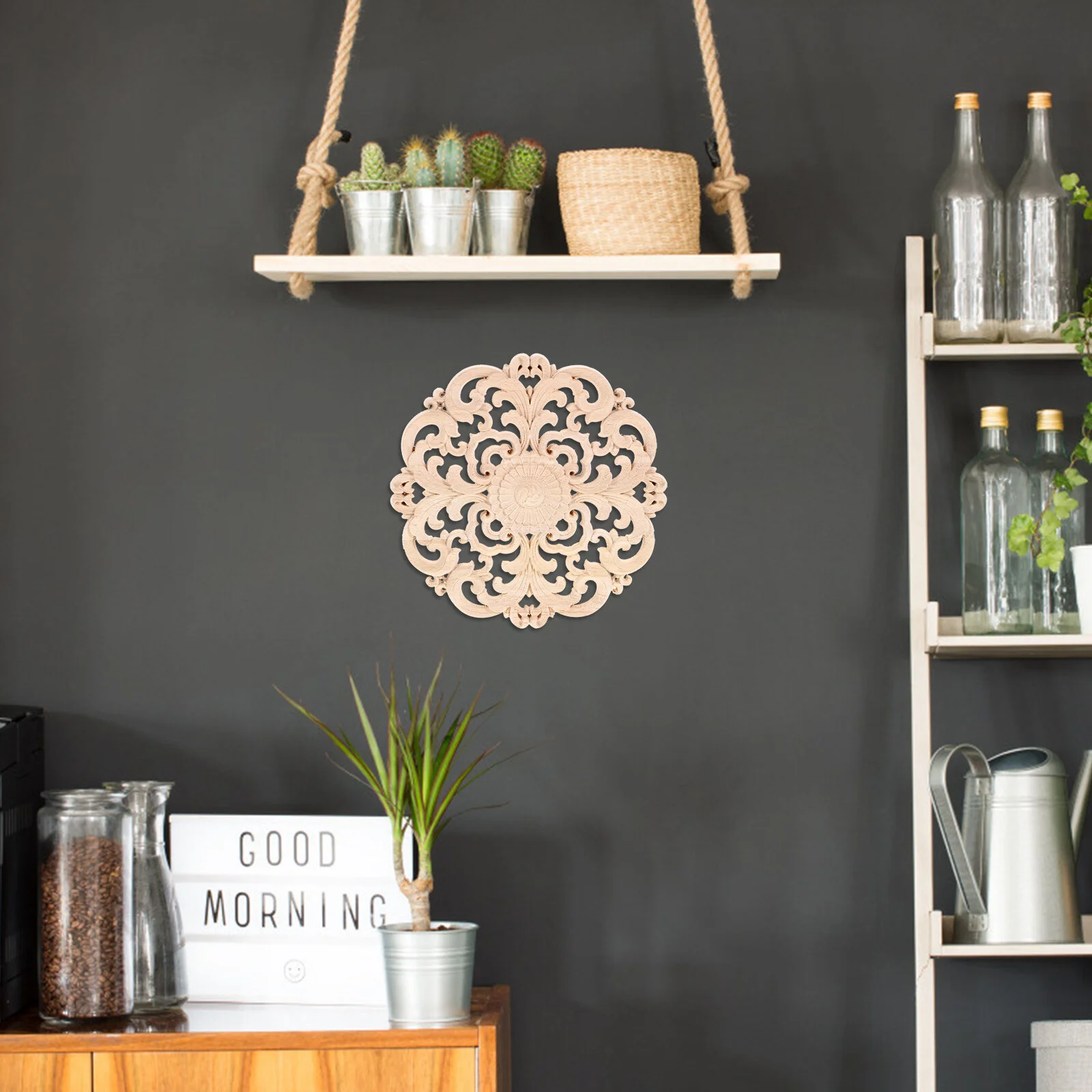 

Деревянная резная аппликация Onlay, Неокрашенная рамка для двери, украшение для двери в Европейском стиле, аппликация для цветочной мебели для окон и дверей