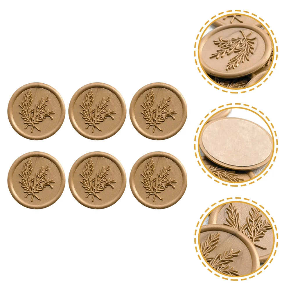 

Wax Stickers Seal Wedding Adhesive Stamp Sticker Envelopeenvelopes Faux Decor Gift Decals Personalised Backing Self Putty Sticky