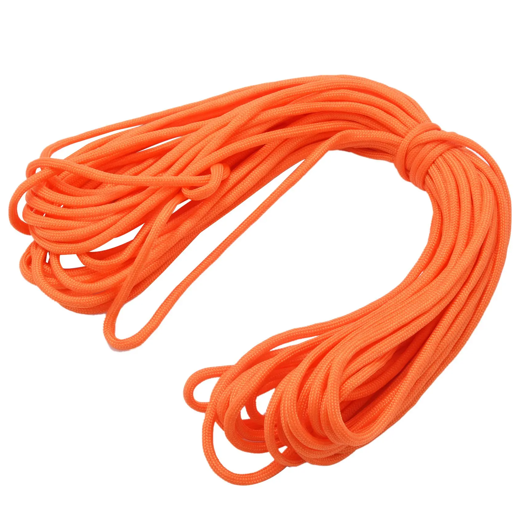 

Паракорд 550, парашютный трос, 7 сердечников, Пряжка для альпинизма, кемпинга, оранжевый 50 футов