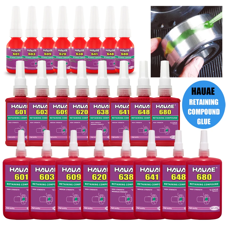 Удерживающая смесь hauae 601 603 609 620 638 641 648 680 цилиндрическая удерживающая анаэробный