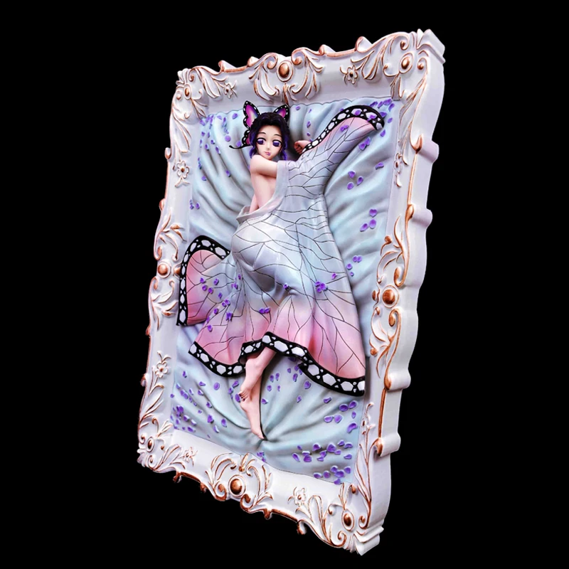 

Demon Slayer Kimetsu No Yaiba Kamado Nezuko Kochou Shinobu Photo frame Action Figures PVC Model Toys Collection Doll Gift