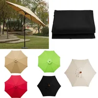 3M Garden Cover Parasol Replacement Umbrella Surface Rainproof Sunshade Canopy 8 Arm Garden Shelters Deck Fabric Without Stand