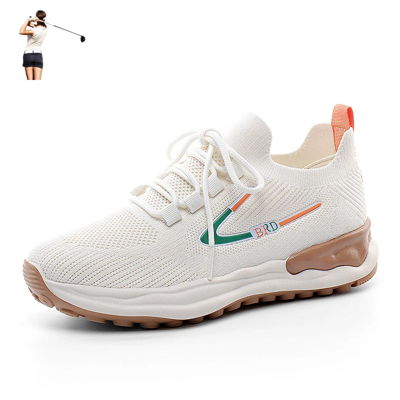 

2022 New Women Breathable Golf Shoes Non-Slip Socks Shoes Girls Golf Sneakers Ladies Walking Footwear Ultra-Light Golfers Shoes