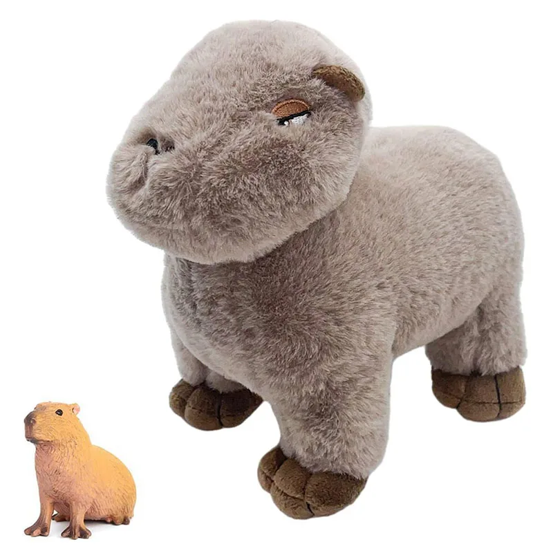 

Capybara Plush Toys Mini Cartoon Stuffed Soft Dolls Boys and Girls Wild Animals Toys Cute Simulation Capybara Doll Gift For Kids