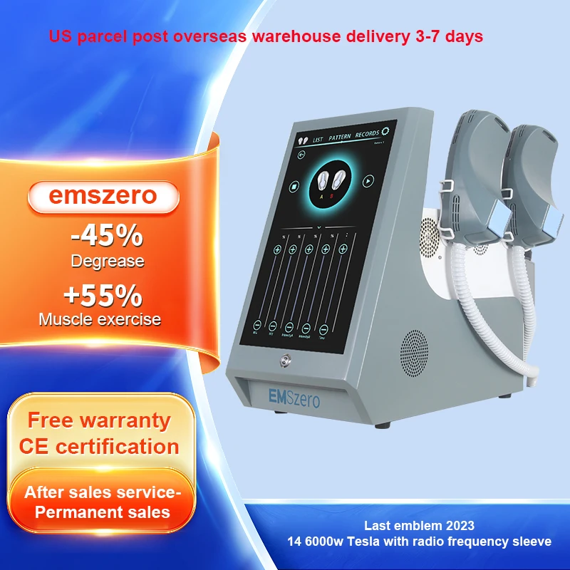 

emsslim neo rf machine 2023 6000W emszero 14Tesla beauty muscle stimulator beauty portable 4 handles sculpt machine