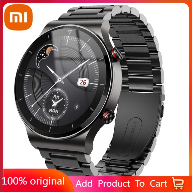 

Xiaomi Smart Watch Men Watches Heart Rate Monitor Bluetooth Call TWS Headset Music Sports Smartwatch For Samsung Huawei Clock