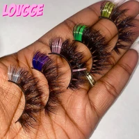 lovgge cute pop colored lashes wholesale vendor supplier mink fluffy wispy glam luxury cute makeup drop shipping