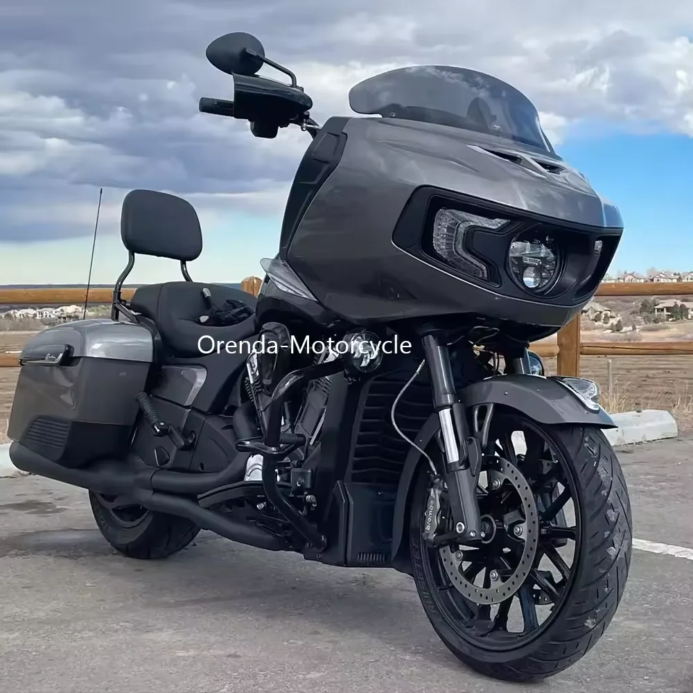 Фото Защитные накладки на руль Challenger 2025 для мотоциклов Indian Chief Challenger Chieftain, аксессуары для защиты от ветра №2