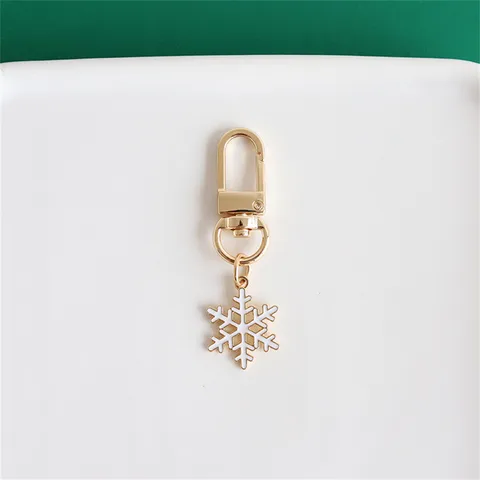 Металлические брелоки с рисунком Санта-Клауса