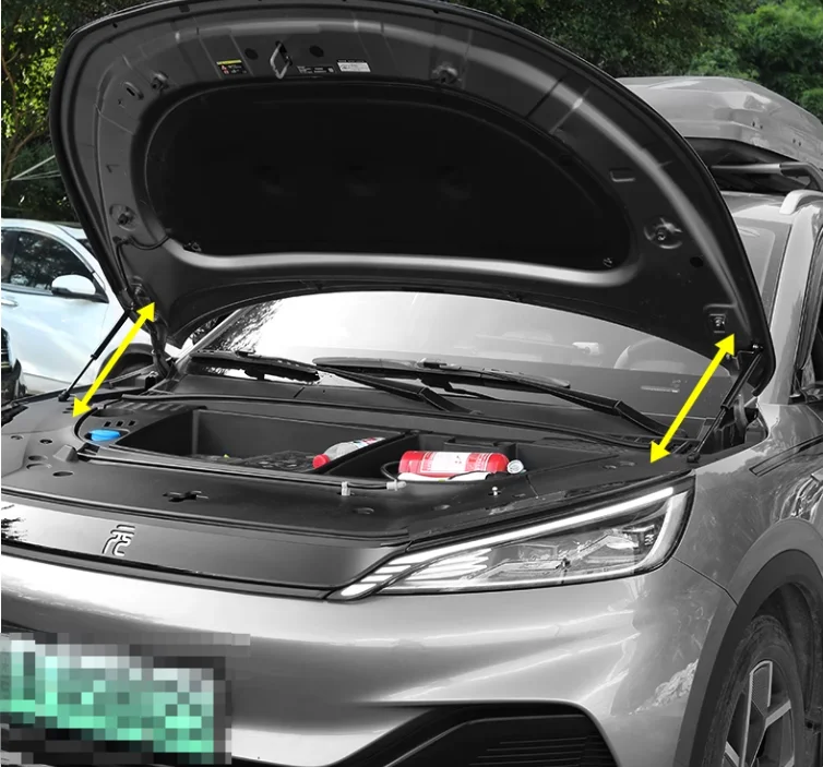 1 комплект газовых стоек для BYD Atto 3 Yuan Plus 2022-настоящее время, передний капот, модификация подъемной опоры, демпфер, амортизатор, опорные стержни (art.: 3920cd7fcfc72) - 3920cd7fcfc72