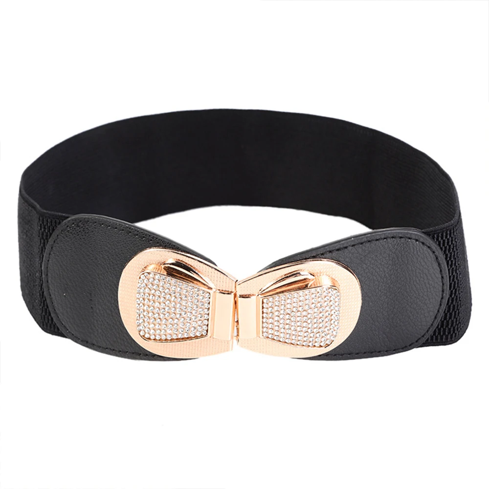 Designer Belt Wide Corset Belt  For Women Elastic Luxury Belt  For Women Bandage Leather Stretchy Belt  SCB0143