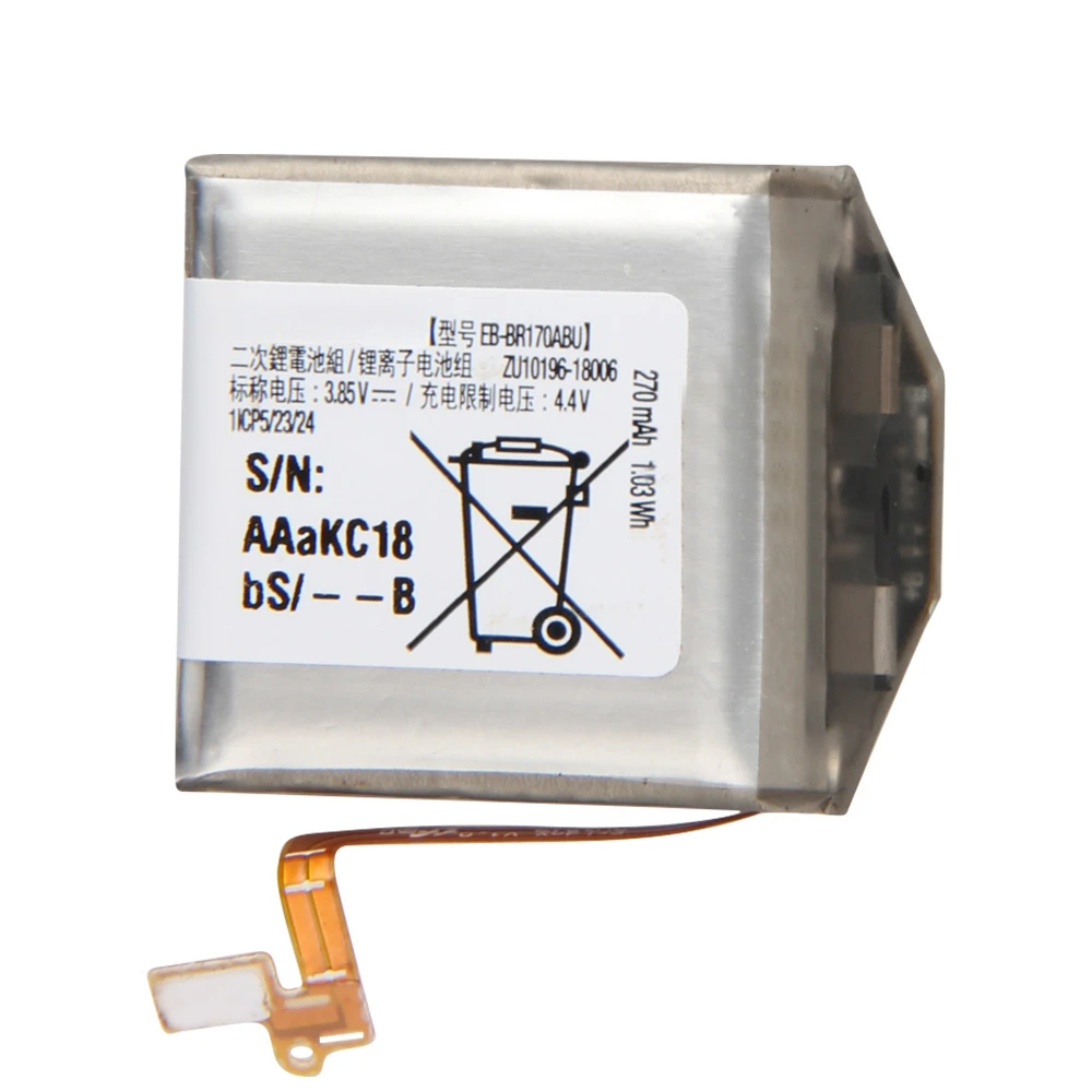 Фото Новая батарея EB-BR800ABU EB-BR170ABU EB-BR810ABU для смарт-часов Samsung Gear S4 SM-R800 SM-R810 R805 42 мм 46 мм №5