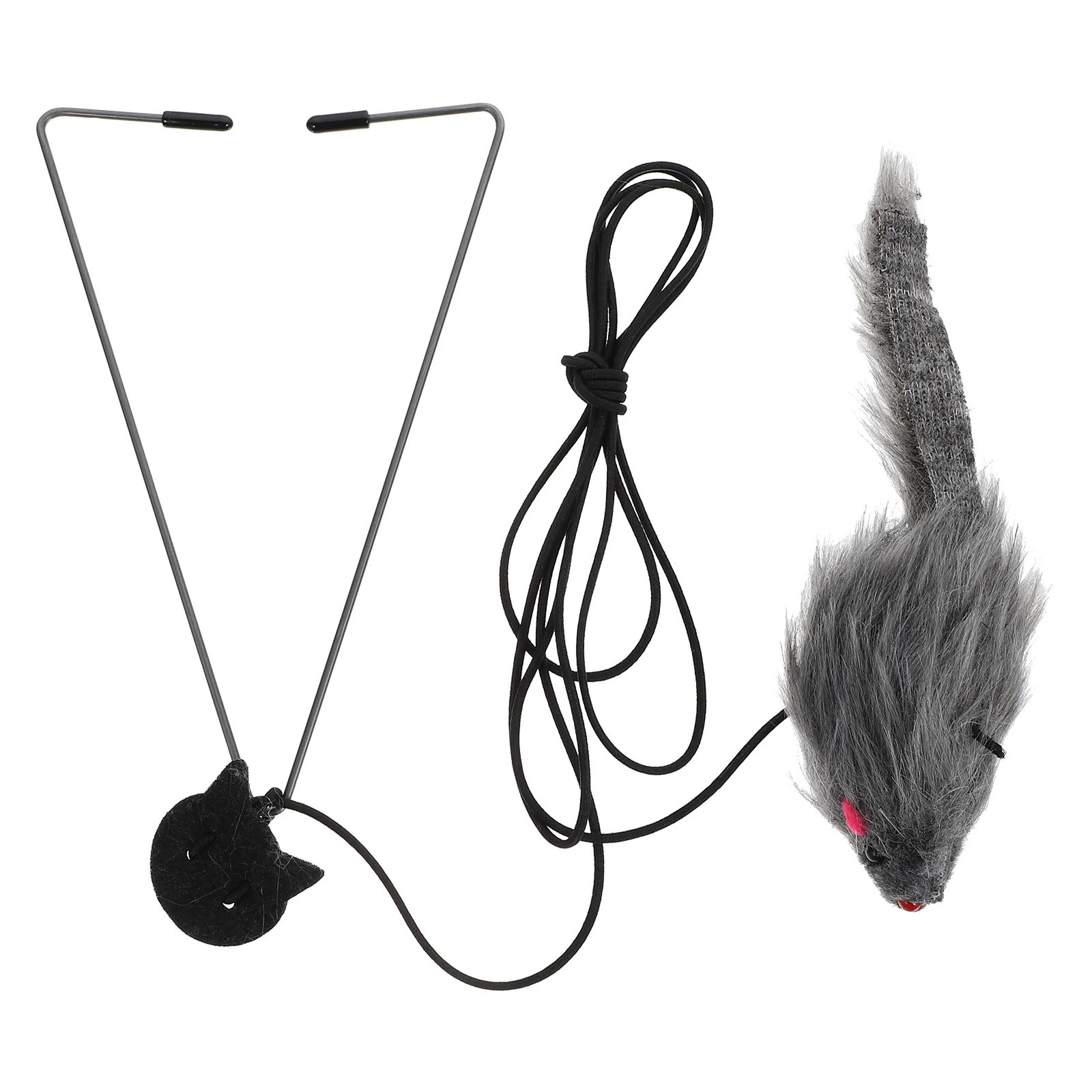 

Pet Cat Teaser Interesting Kitten Teasers Household Teasing Toys Door Hanging Stick Plush Accessory
