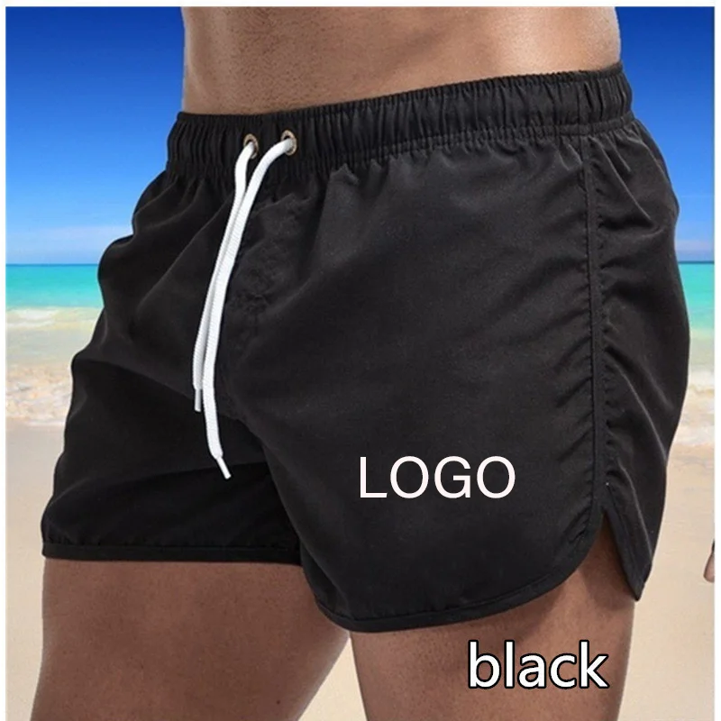 Шорты мужские спортивные быстросохнущие с принтом пляжная одежда для плавания и