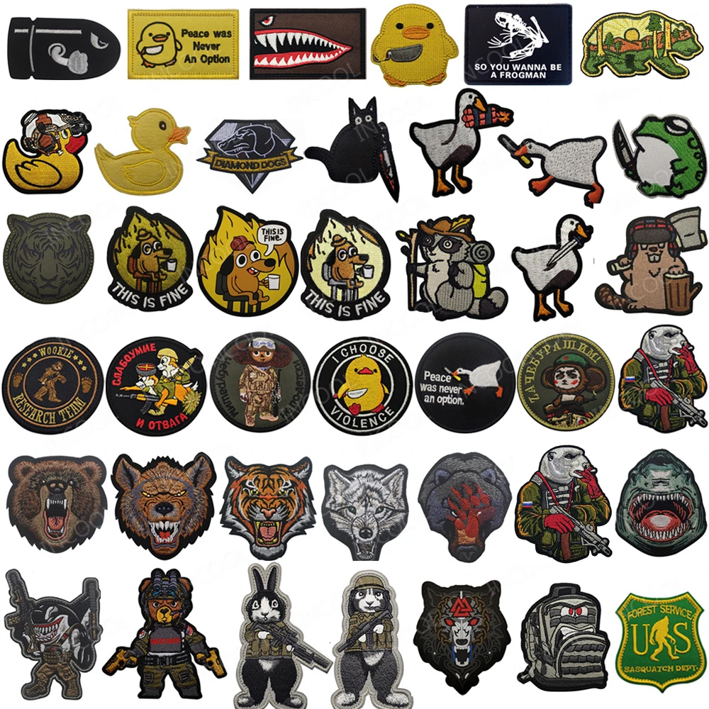 Аксессуары для одежды: медведь Акула тигр волк обезьяна утка кошка гусь собака