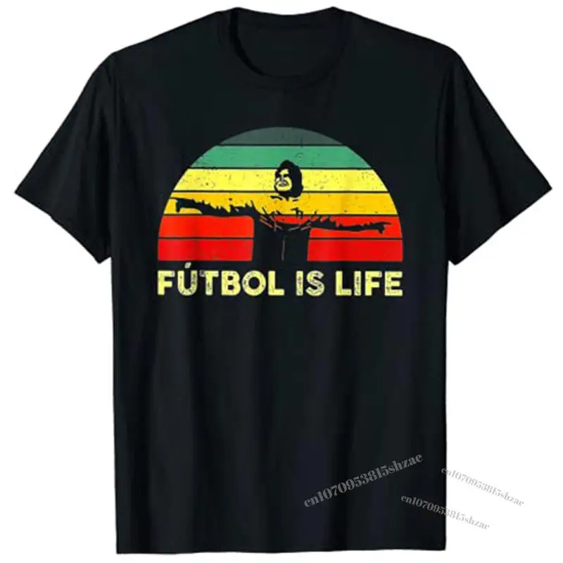 

Futbol Is Life Shirt T-Shirt Funny Football Lover Tee Tops Sports Clothing