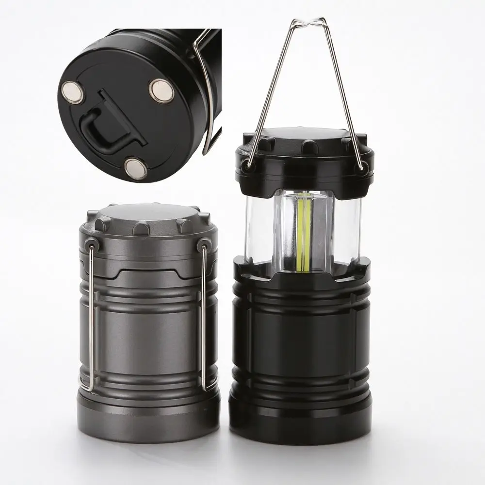 

Gray/Black 30LED Tent Lamp Telescopic Collapsible Emergency Survival Lights Bright Waterproof Camping Hiking Lantern